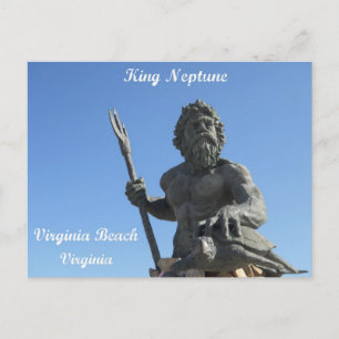 King Neptune, Virginia Beach, Virginia Postcard