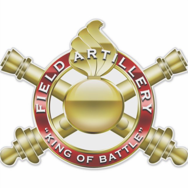 King of Battle Custom-Cut Vinyl Sticker (Front)