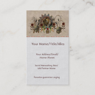 King Of Beasts Business Card