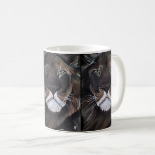 King of Beasts Painting by Alfred Fox Coffee Mug