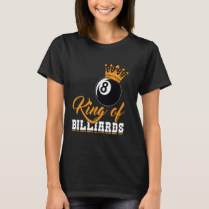 King Of Billiards Eight Ball Crown T-Shirt