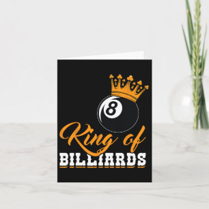 King Of Billiards Eight Ll Crown Card