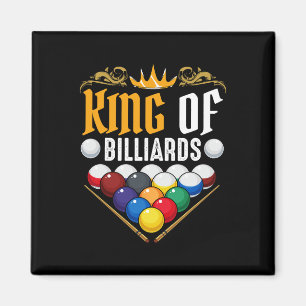 King Of Billiards Pool Billiard Snooker Lover Hob Magnet