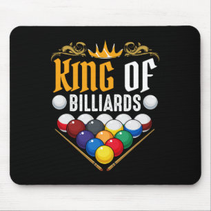 King Of Billiards Pool Billiard Snooker Lover Hob Mouse Pad
