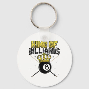 King Of Billiards Pool Queue Snooker Billiard Play Key Ring