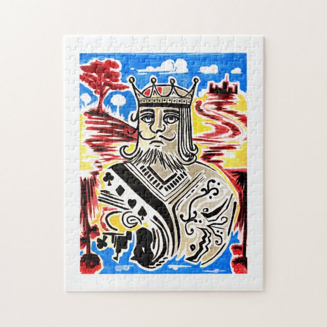 King Of Cards Jigsaw Puzzle (Vertical)