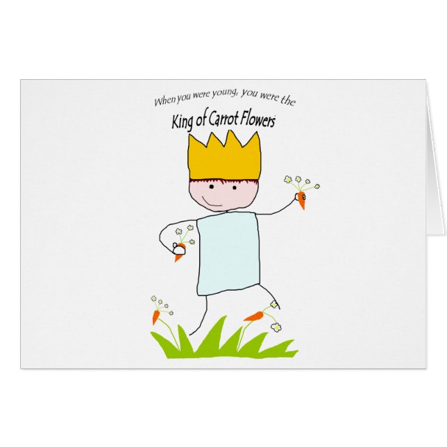 King Of Carrot Flowers (Front Horizontal)