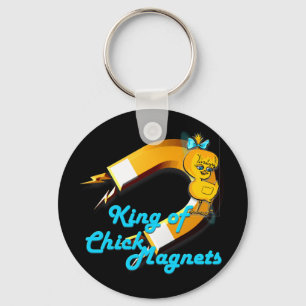 King of Chick Magnets Key Ring