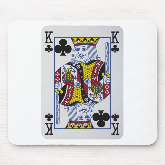 King Of Clovers (Clubs) Mouse Pad (Front)