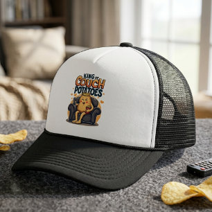 King of Couch Potatoes - Funny Lazy Potato Trucker Hat