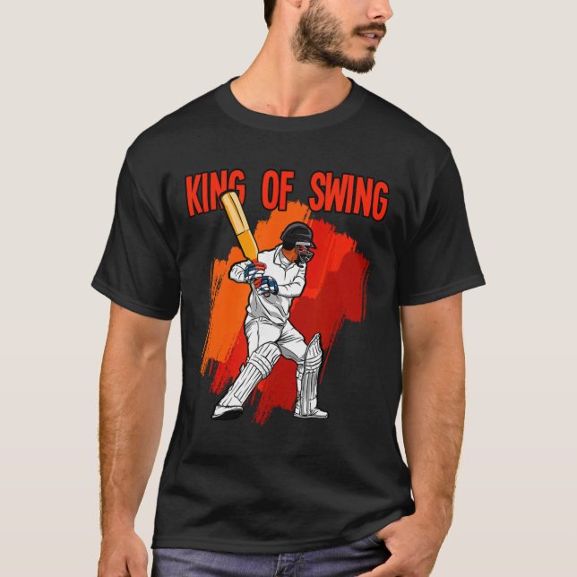 King Of Cricket  T-Shirt (Front)