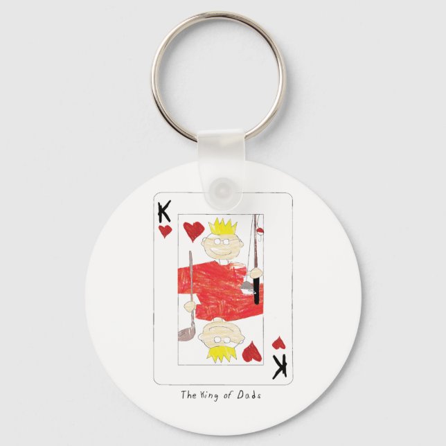king of dads card key ring (Front)
