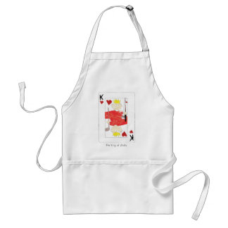 king of dads card standard apron