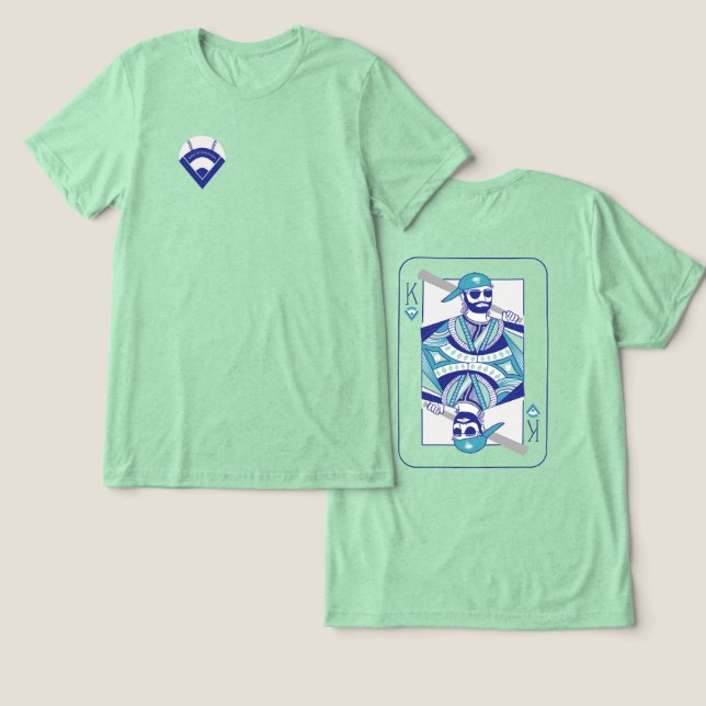 King of Diamonds Baseball Shirt (Design Front & Back)