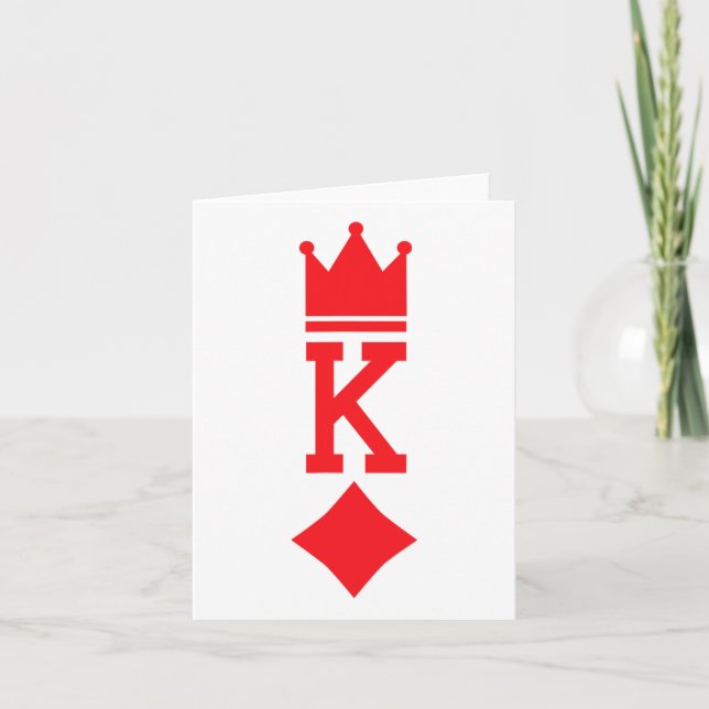 King Of Diamonds Playing Card Halloween Costume  (Front)