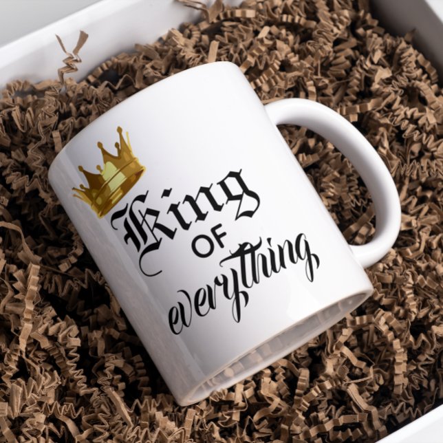 King of Everything Crown Coffee Mug (Creator Uploaded)