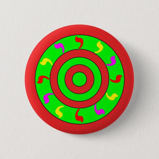 King of Fire 6 Cm Round Badge (Front)