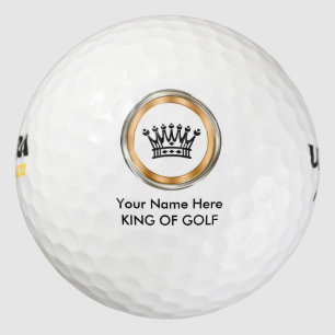 King Of Golf Monogram Golf Balls