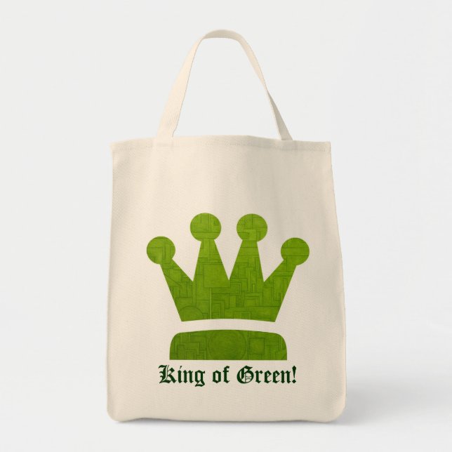 King Of Green Bag! Tote Bag (Front)