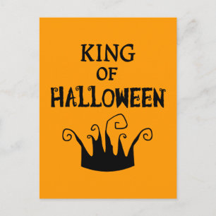 King of Halloween Postcard