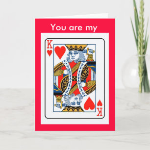 King of Hearts Card