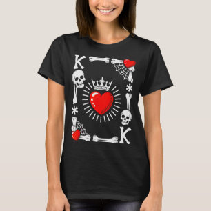 King Of Hearts Card Costume Funny Halloween King O T-Shirt