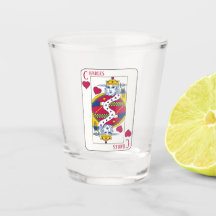 King of Hearts Custom Name Playing Card