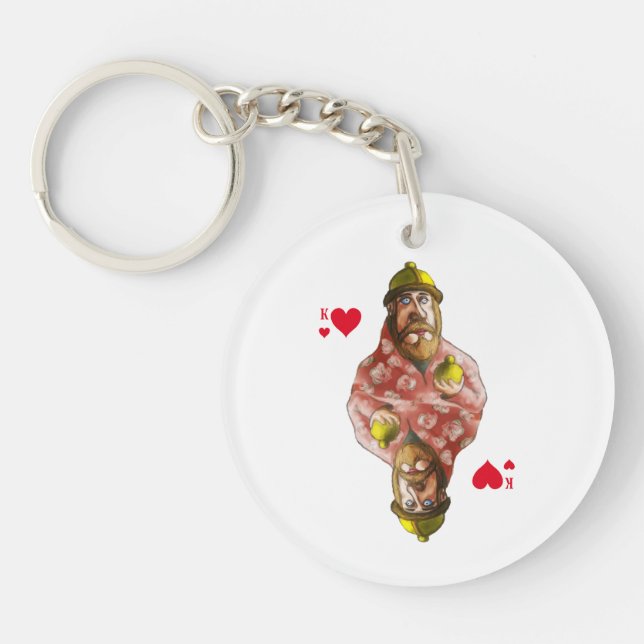  King of hearts Key Ring (Front)