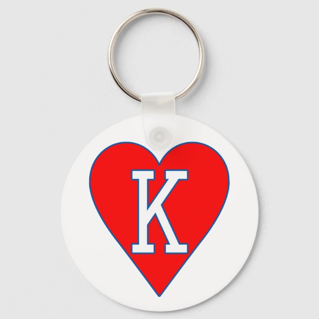 King of Hearts Keychain (Front)