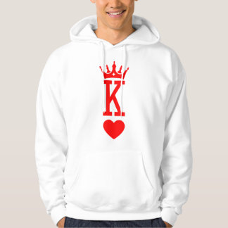 King of Hearts King Queen Couple Halloween Costume Hoodie