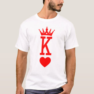 King of Hearts King Queen Couple Halloween Costume T-Shirt