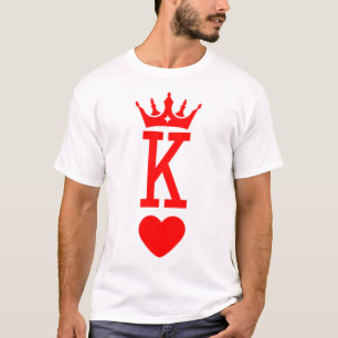 King of Hearts King Queen Couple Halloween Costume T-Shirt