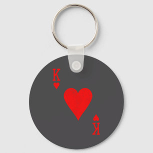 King Of Hearts Matching Couple Saint Valentine's D Key Ring