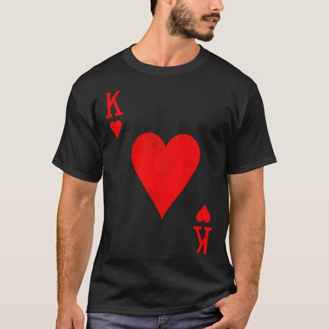 King Of Hearts Matching Couple Saint Valentine's D T-Shirt (Front)