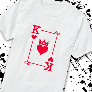 King of Hearts - Matching Couple w Queen of Hearts T-Shirt