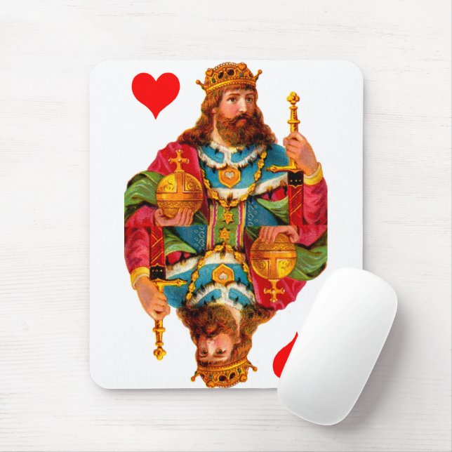 King of Hearts Mouse Pad (With Mouse)