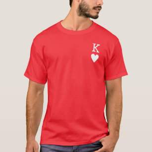 King of Hearts - Playing Card Symbol T-Shirt