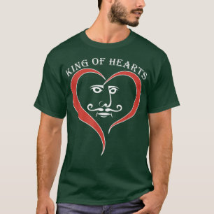 King Of Hearts Poker Night Blackjack 21 Playing Ca T-Shirt