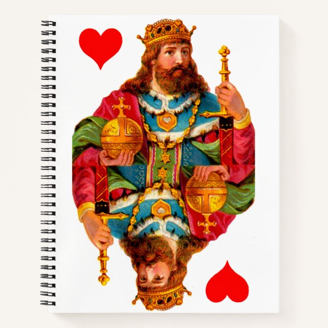 King of Hearts Queen of Hearts notebook (Front)
