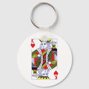 King Of Hearts Royal Flush Costume Halloween Playi Key Ring