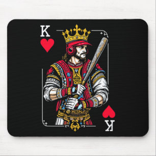 King Of Hearts Sell Tter - Softll Playing Card Pok Mouse Pad