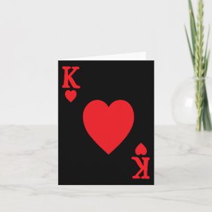 King Of Hearts Valentine's Day Lover Royal Flush J Card