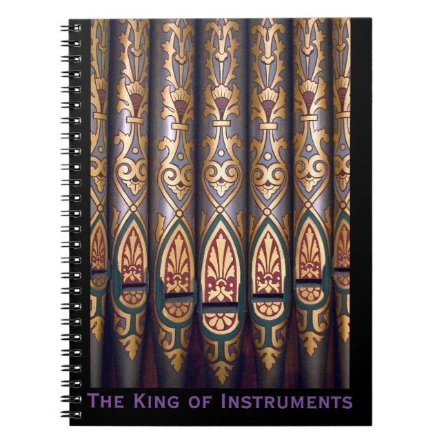 King of instruments notepad notebook (Front)