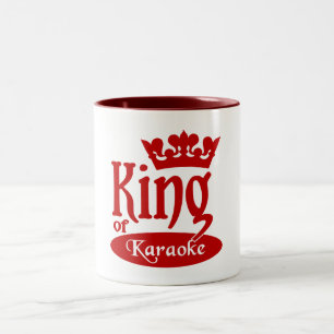 King of Karaoke mug - choose style & colour