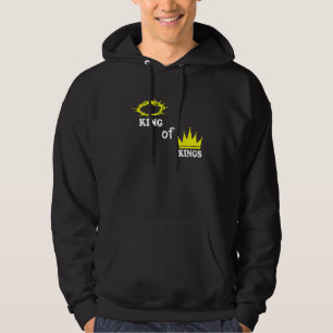 King Of Kings Christian Crown Love Joy Peace Hoodie