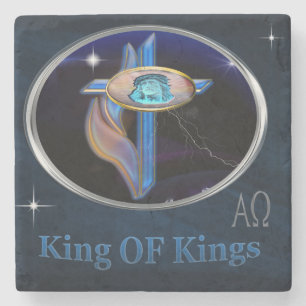 King of Kings Stone Coaster