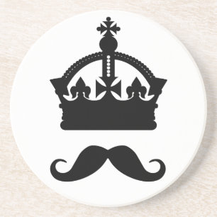 King of Moustaches coaster