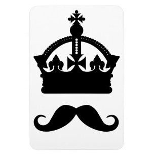 King of Moustaches custom magnet