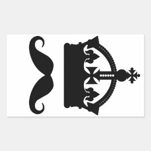 King of Moustaches custom stickers