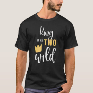 King Of Mr Two Wild 2nd Birthday Party Things Matc T-Shirt